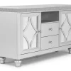 Mor Furniture Avril Media Console In Silver, 70 Inch
