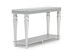 Mor Furniture Avril Sofa Table In Silver