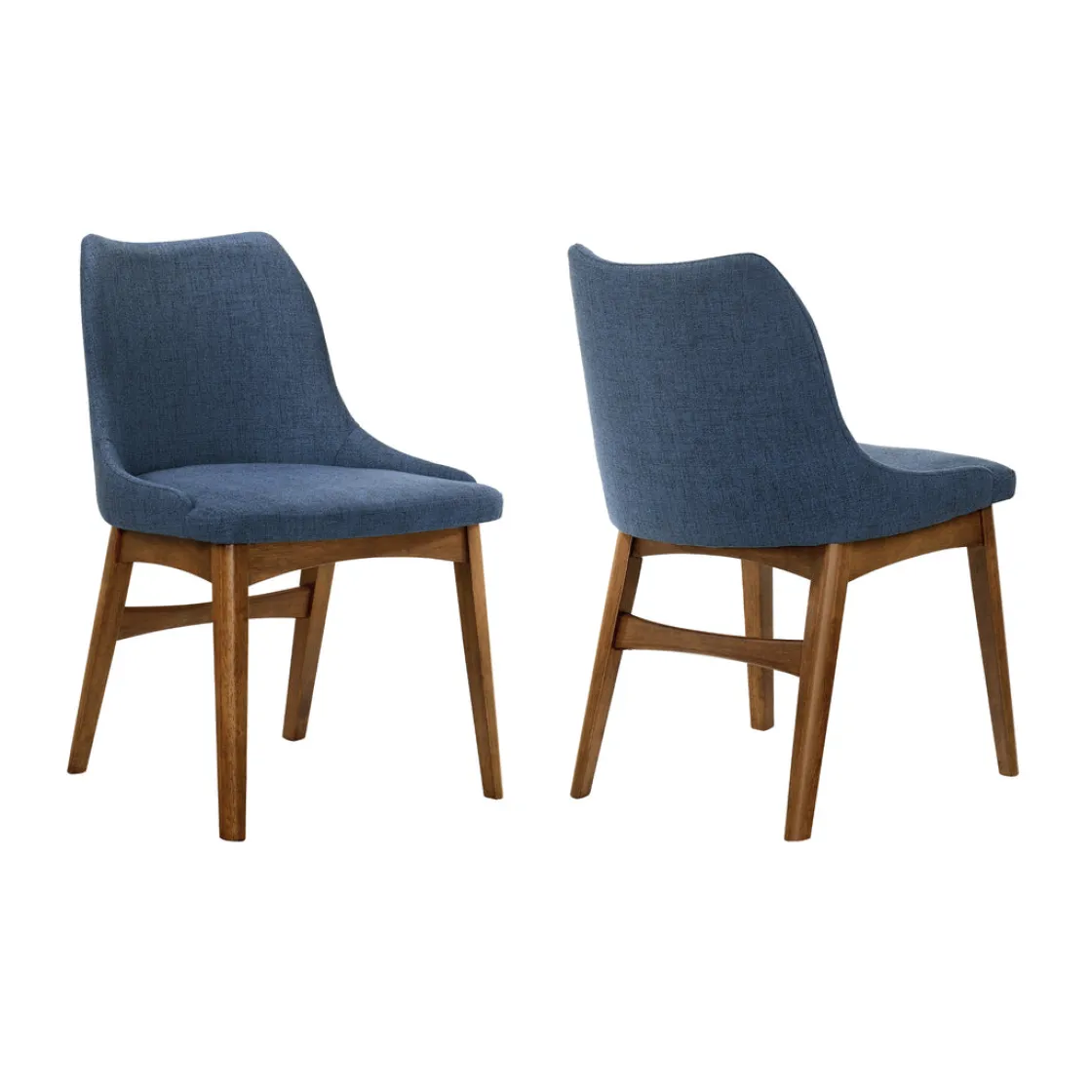 Mor Furniture Azalea Side Chair In Blue, Set Of 2