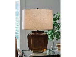 Mor Furniture Bainmore Table Lamp In Amber