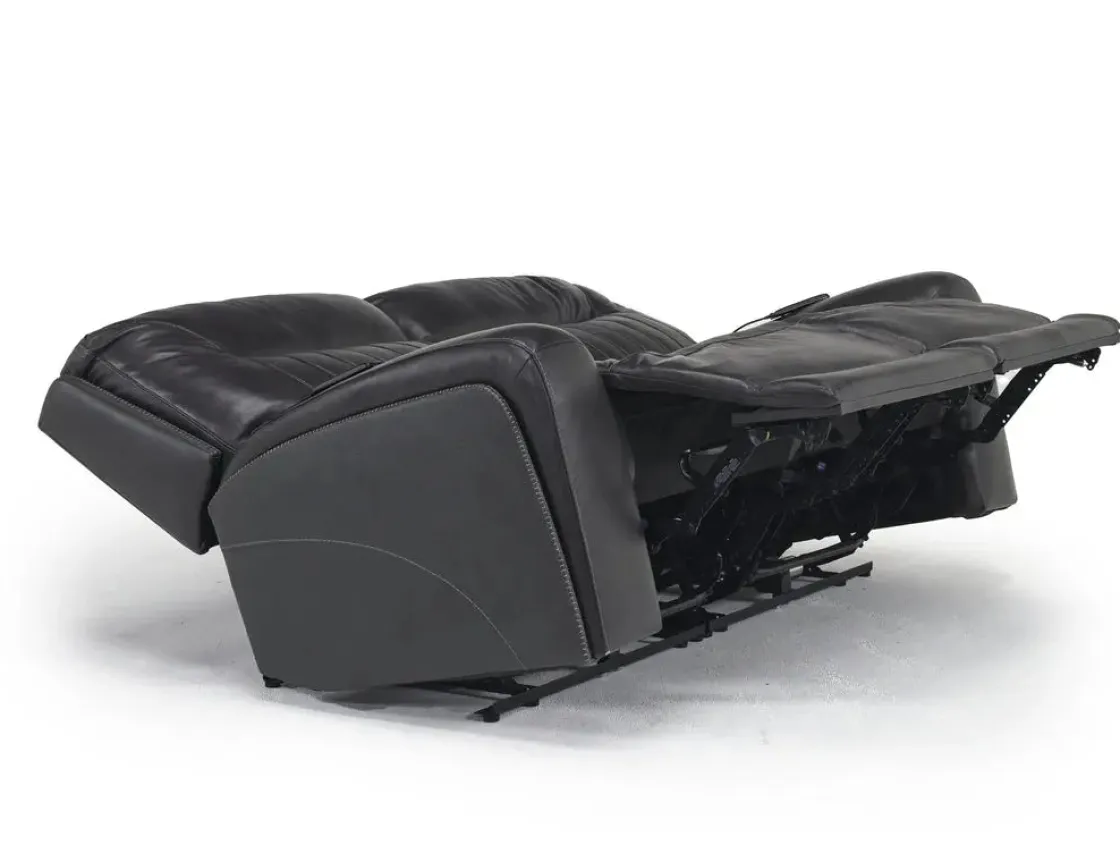 Mor Furniture Banks 3 Power Loveseat In Leather