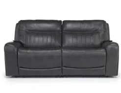 Mor Furniture Banks 3 Power Loveseat In Leather
