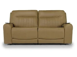 Mor Furniture Banks 3 Power Loveseat In Leather