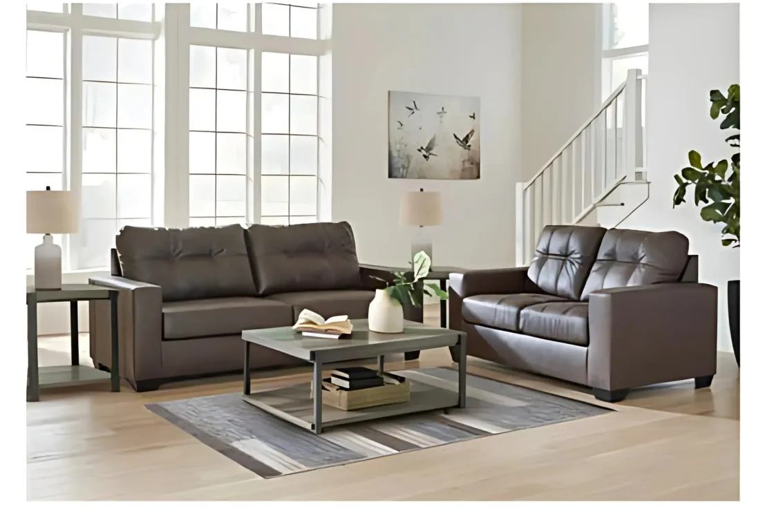 Mor Furniture Barlin Mills Sofa & Loveseat In Carbon
