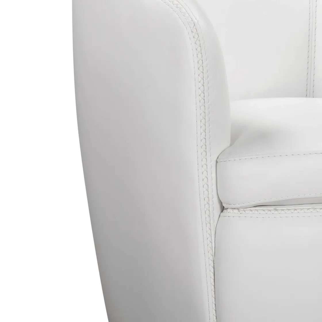 Mor Furniture Barolo Leather Swivel Club Chair In Caramel