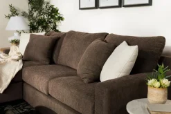 Mor Furniture Barrett Reversible Sofa Chaise In Fisk Smoke
