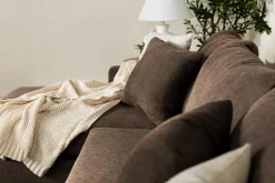 Mor Furniture Barrett Reversible Sofa Chaise In Fisk Smoke