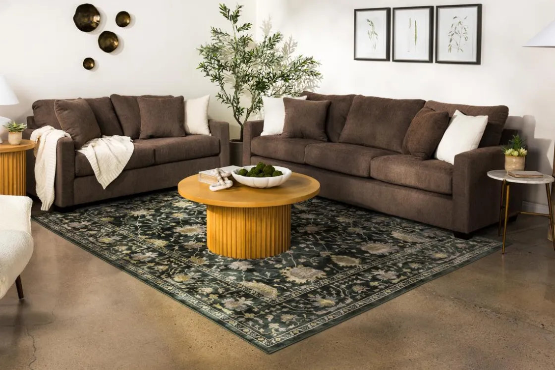 Mor Furniture Barrett Sofa & Loveseat In Fisk Mushroom