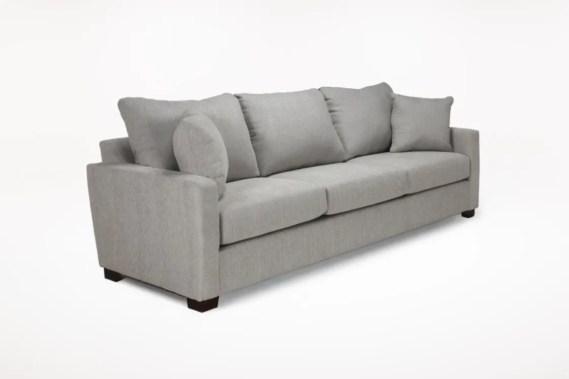 Mor Furniture Barrett Sofa & Loveseat In Fisk Mushroom