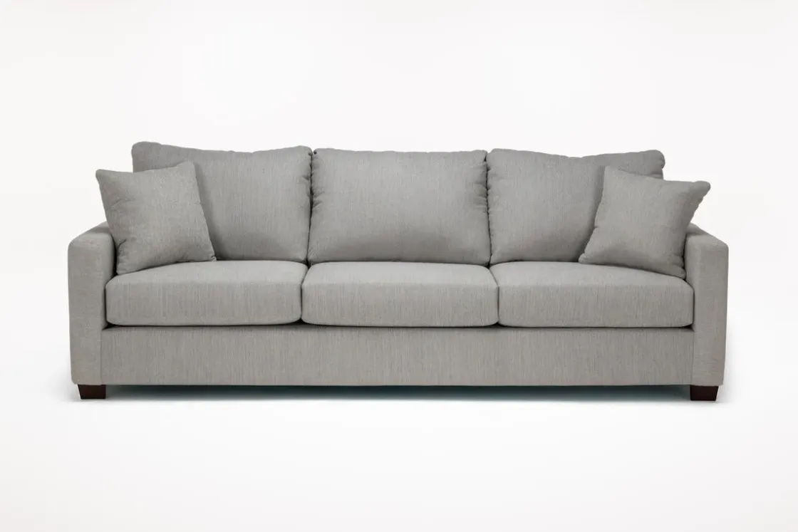 Mor Furniture Barrett Sofa & Loveseat In Fisk Mushroom