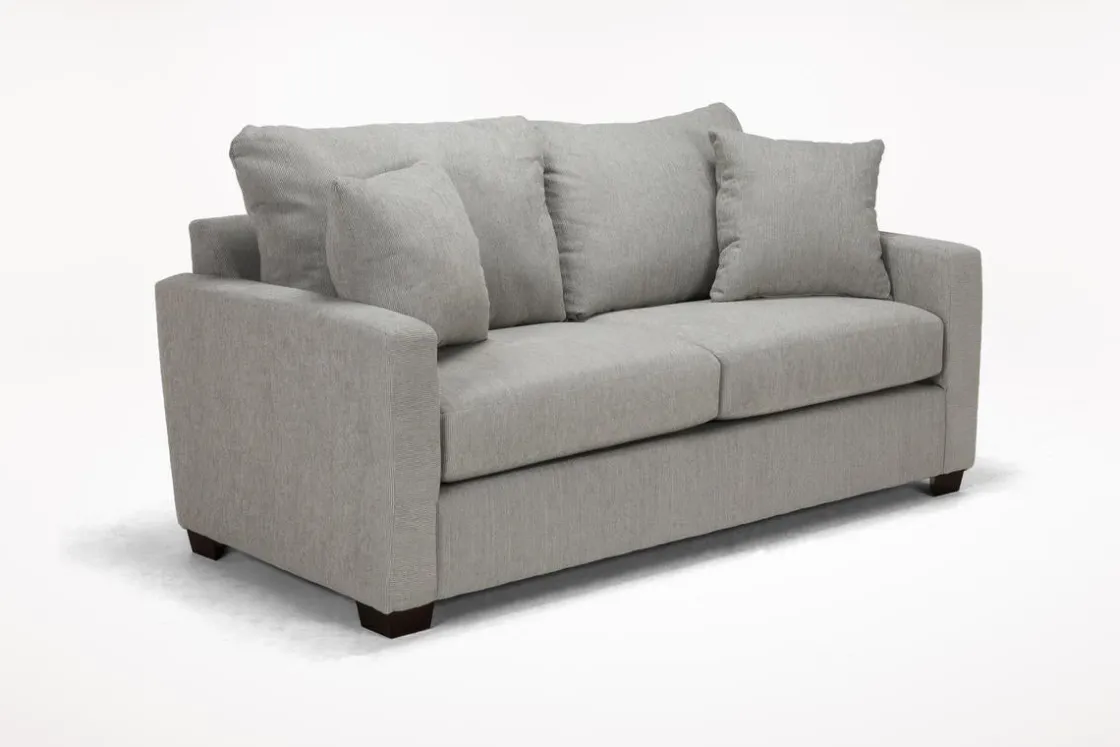 Mor Furniture Barrett Sofa & Loveseat In Fisk Mushroom