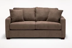 Mor Furniture Barrett Sofa & Loveseat In Fisk Mushroom