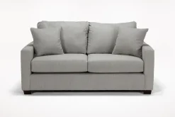 Mor Furniture Barrett Sofa & Loveseat In Fisk Mushroom