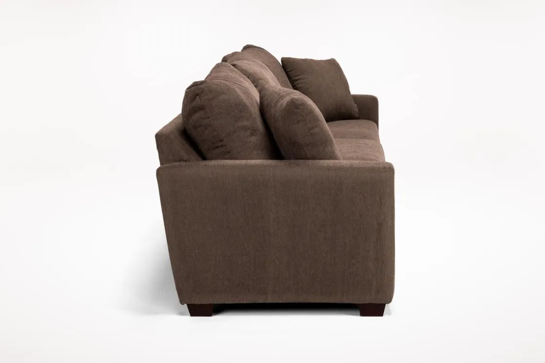 Mor Furniture Barrett Sofa In Fisk Mushroom