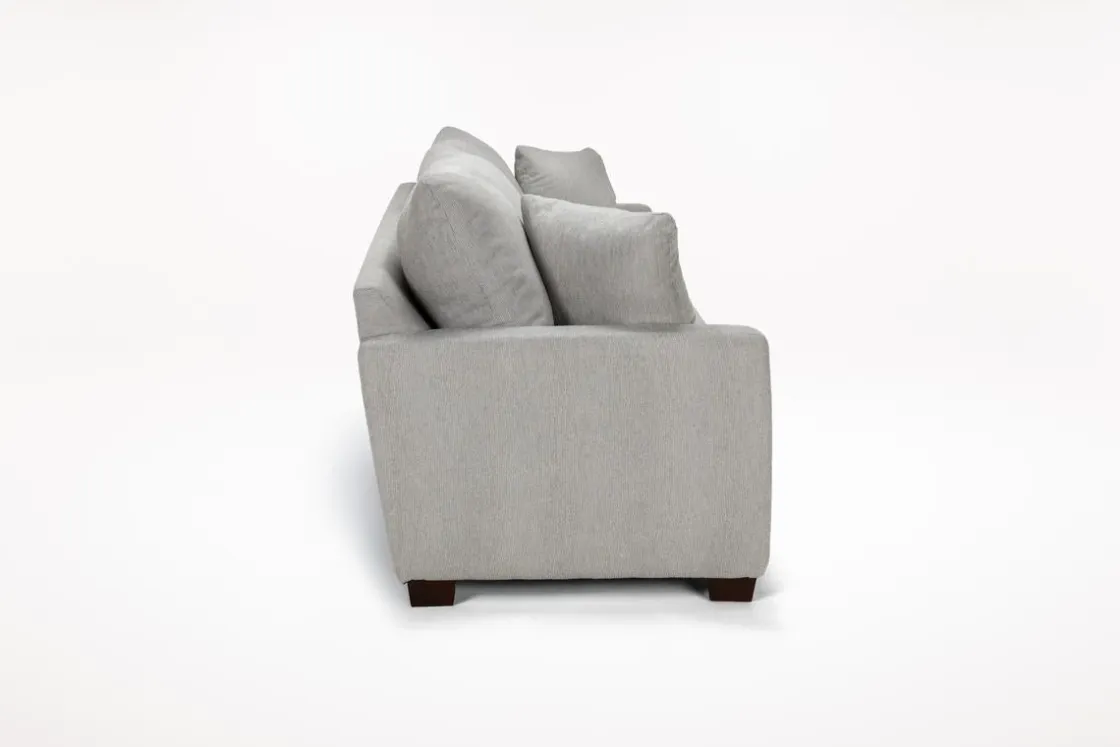 Mor Furniture Barrett Sofa In Fisk Mushroom