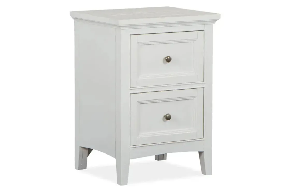 Mor Furniture Bay Creek 3 Drawer Nightstand In Light Gray