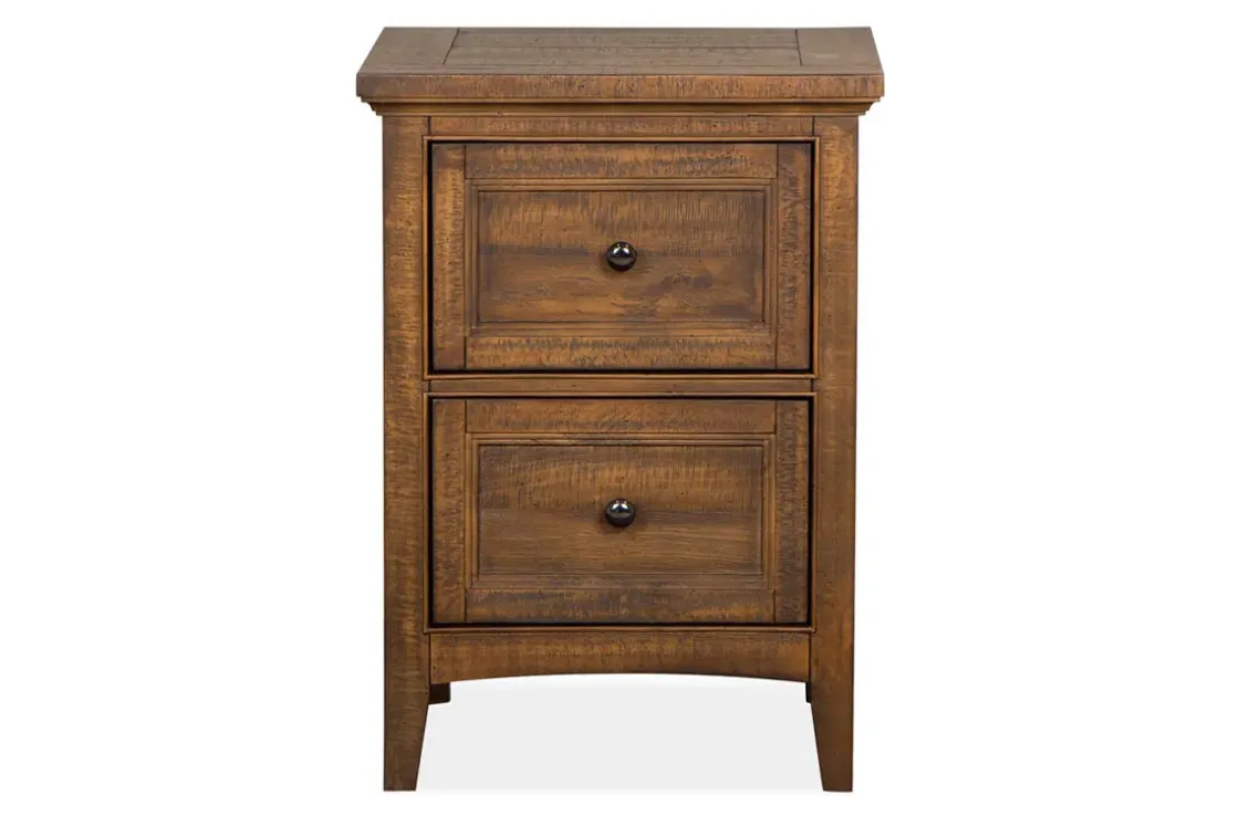 Mor Furniture Bay Creek 3 Drawer Nightstand In Light Gray
