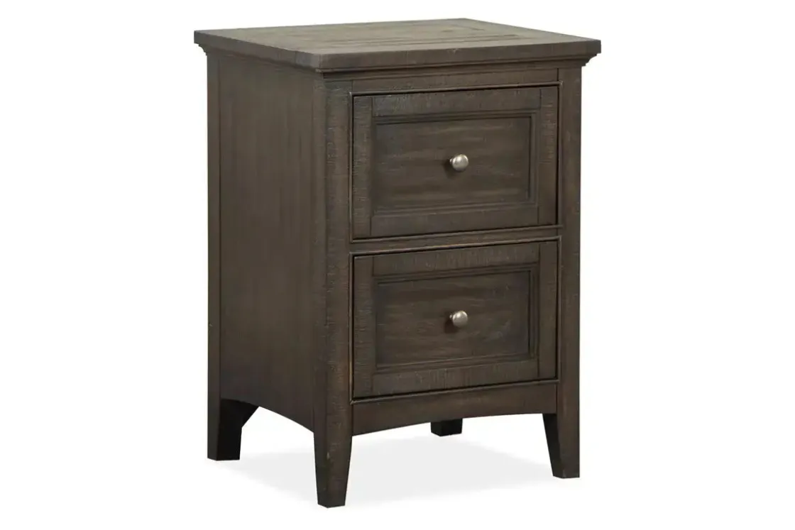 Mor Furniture Bay Creek 3 Drawer Nightstand In Light Gray