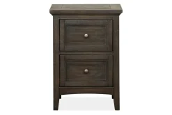 Mor Furniture Bay Creek 3 Drawer Nightstand In Light Gray