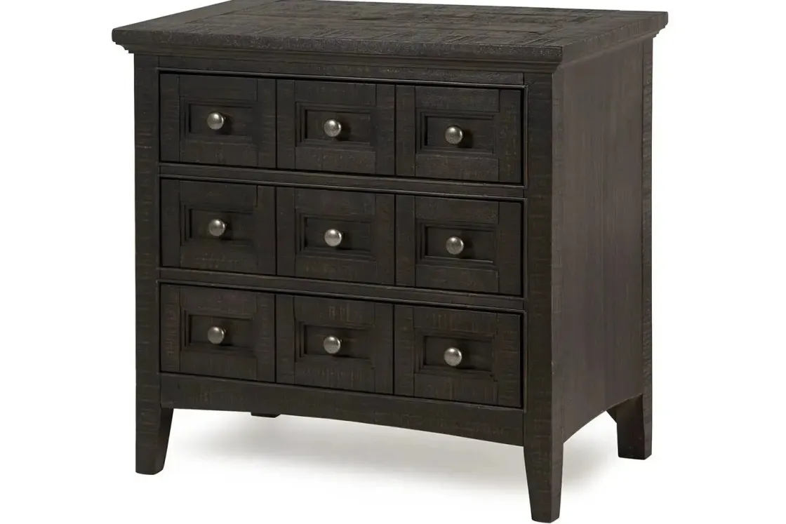 Mor Furniture Bay Creek 3 Drawer Nightstand In Light Gray