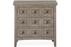 Mor Furniture Bay Creek 3 Drawer Nightstand In Light Gray
