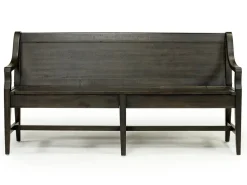 Mor Furniture Bay Creek Bench W/ Storage In Light Gray