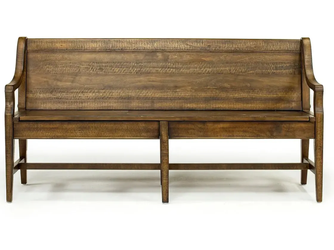 Mor Furniture Bay Creek Bench W/ Storage In Light Gray