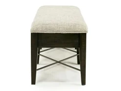 Mor Furniture Bay Creek Bench W/ Storage In Light Gray