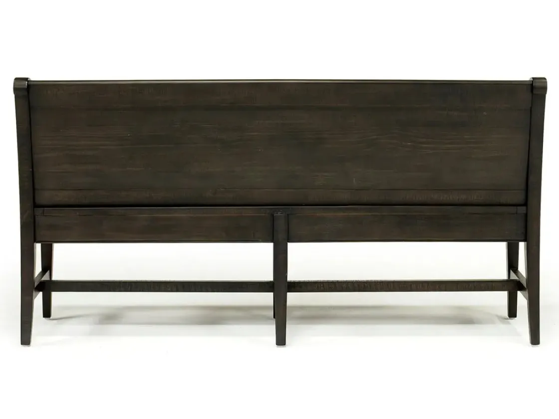 Mor Furniture Bay Creek Bench W/ Storage In Light Gray