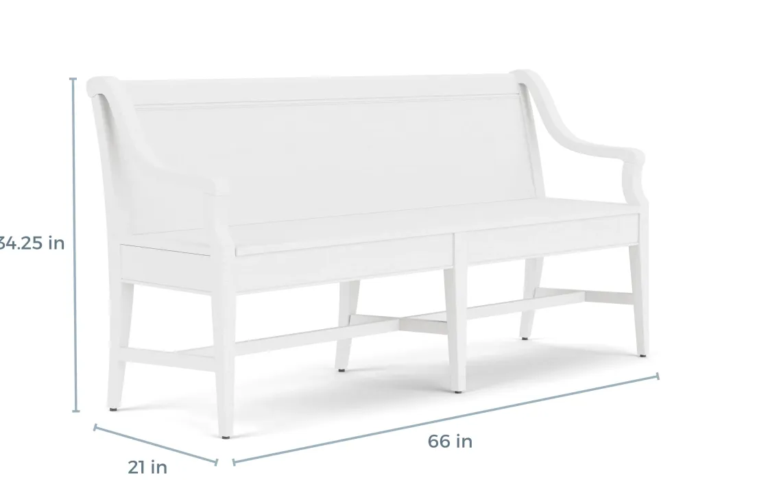Mor Furniture Bay Creek Bench W/ Storage In Light Gray