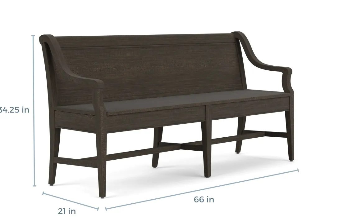 Mor Furniture Bay Creek Bench W/ Storage In Light Gray