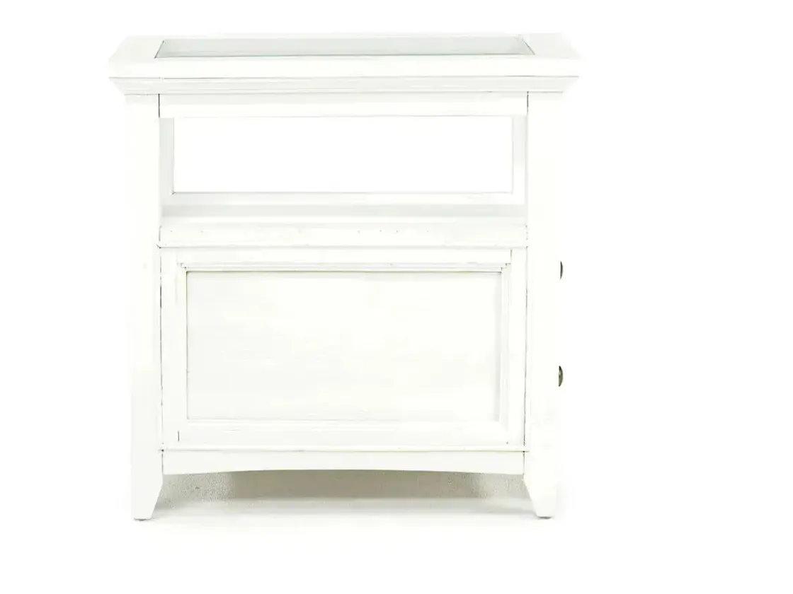 Mor Furniture Bay Creek Chairside Table In Graphite