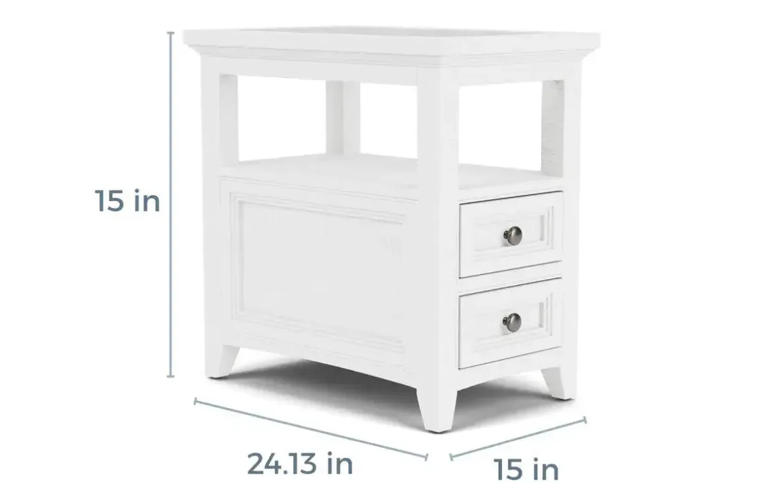 Mor Furniture Bay Creek Chairside Table In Graphite