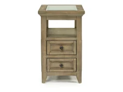 Mor Furniture Bay Creek Chairside Table In Graphite