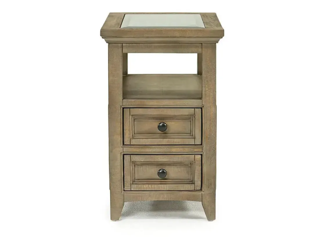 Mor Furniture Bay Creek Chairside Table In Graphite
