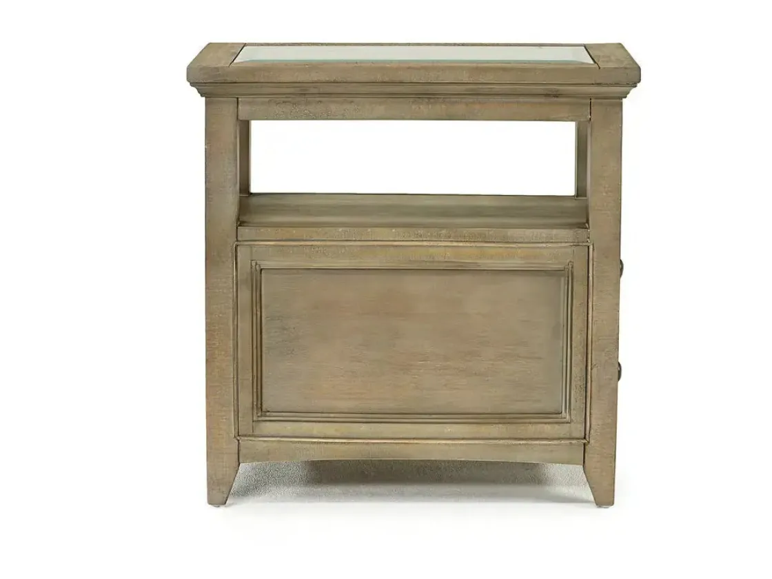 Mor Furniture Bay Creek Chairside Table In Graphite