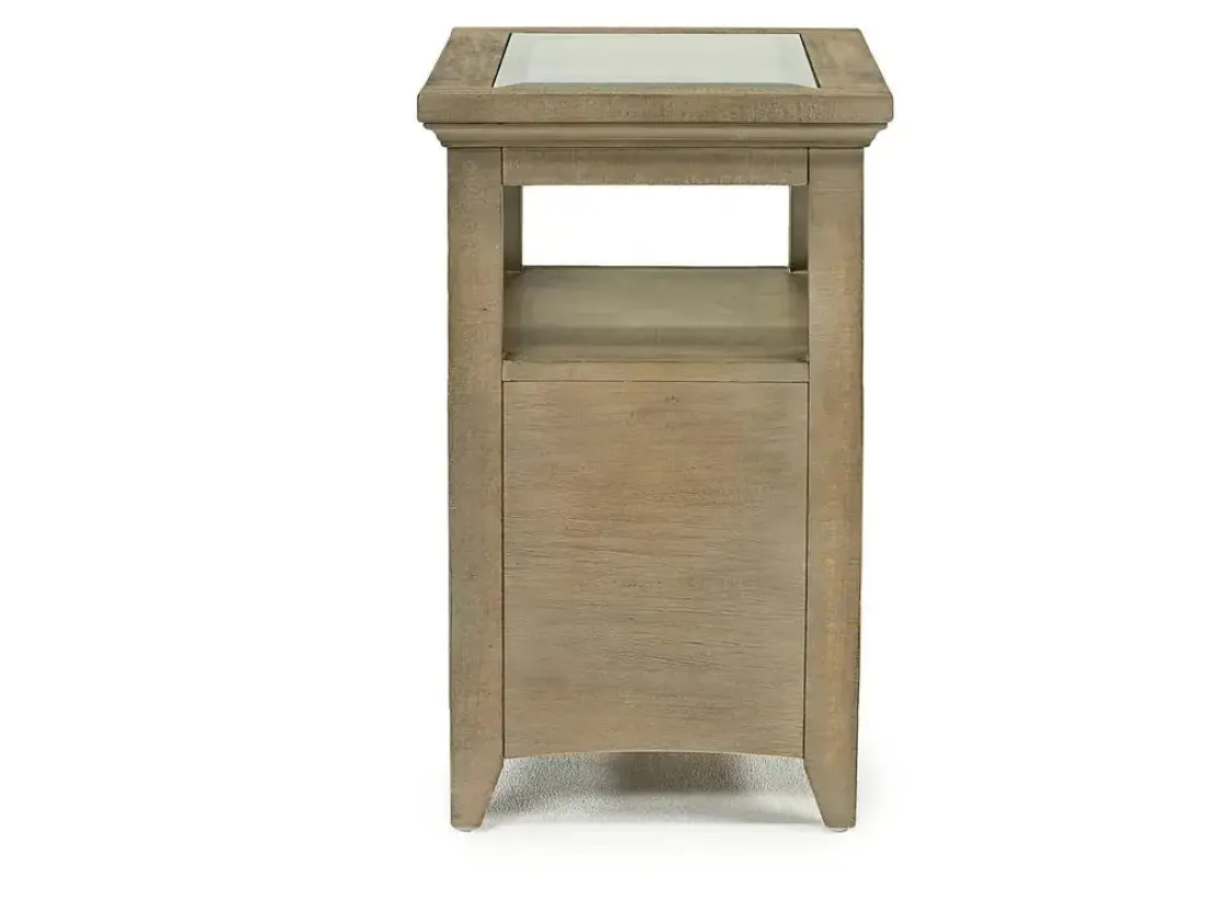 Mor Furniture Bay Creek Chairside Table In Graphite