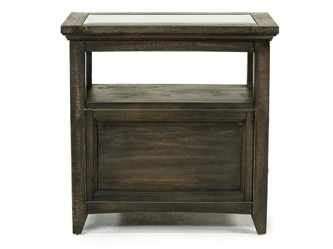 Mor Furniture Bay Creek Chairside Table In Graphite