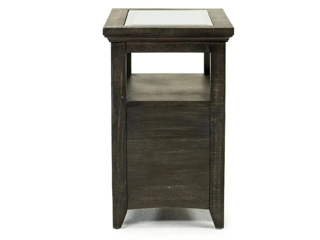 Mor Furniture Bay Creek Chairside Table In Graphite