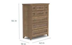 Mor Furniture Bay Creek Chest In Light Gray
