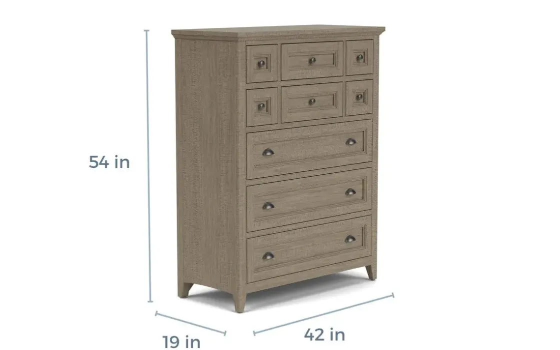 Mor Furniture Bay Creek Chest In Light Gray