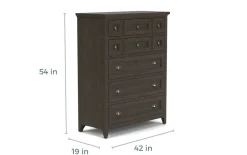 Mor Furniture Bay Creek Chest In Light Gray