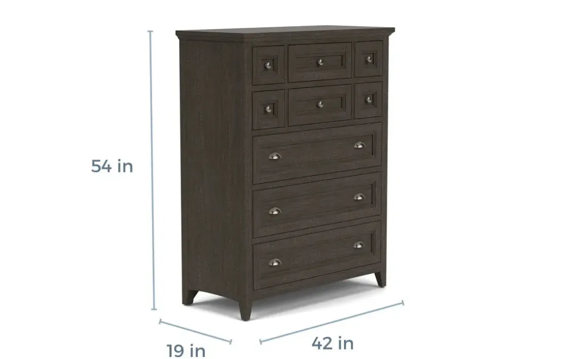 Mor Furniture Bay Creek Chest In Light Gray