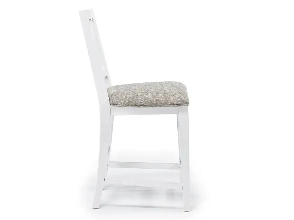 Mor Furniture Bay Creek Counter Height Stool In Graphite, V-Back