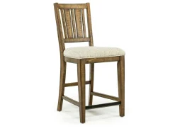 Mor Furniture Bay Creek Counter Height Stool In Graphite, V-Back