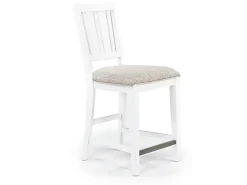 Mor Furniture Bay Creek Counter Height Stool In Graphite, V-Back