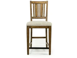 Mor Furniture Bay Creek Counter Height Stool In Graphite, V-Back
