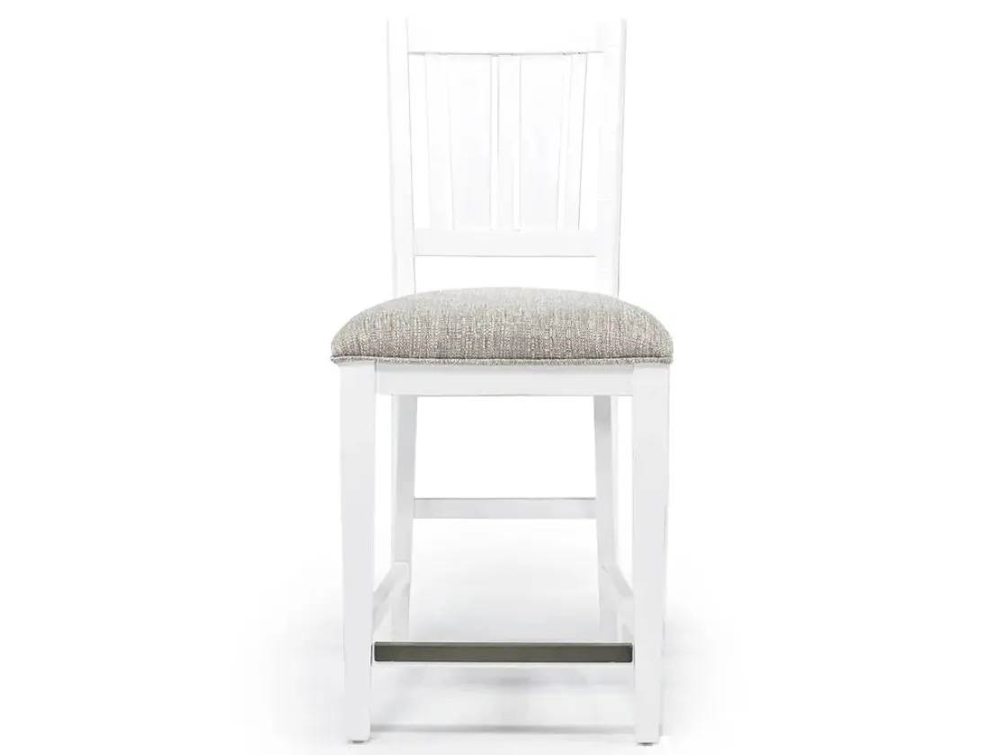 Mor Furniture Bay Creek Counter Height Stool In Graphite, V-Back