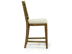 Mor Furniture Bay Creek Counter Height Stool In Graphite, V-Back