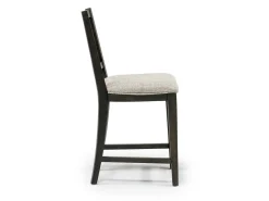 Mor Furniture Bay Creek Counter Height Stool In Graphite, V-Back